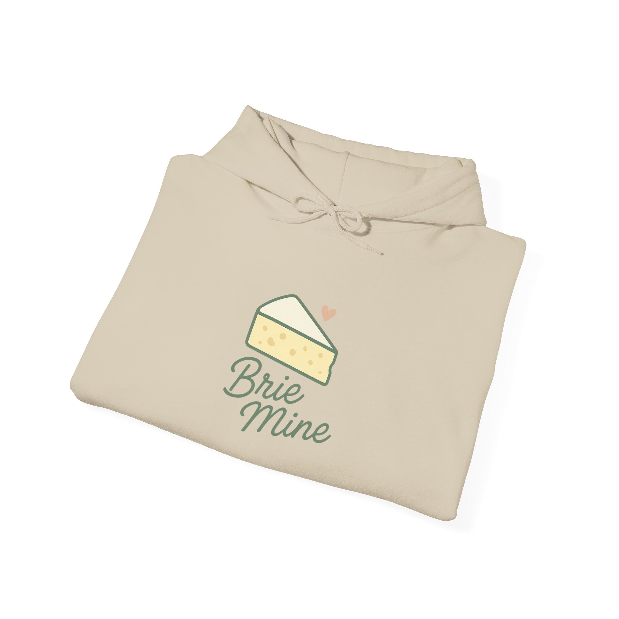 Cute Cheese Lover's Hoodie - 'Brie Mine'