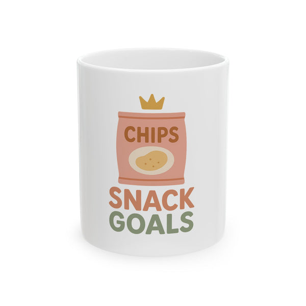 Snack Goals Ceramic Mug